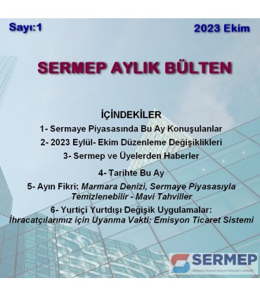 Sermep 2023 Ekim E-Bülten