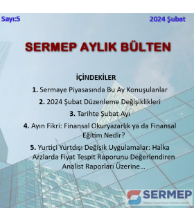 Sermep 2024 Şubat E-Bülten
