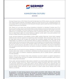 Sermaye Piyasası Kurulu Meslek Personelinin Özlük Hakları Hk.